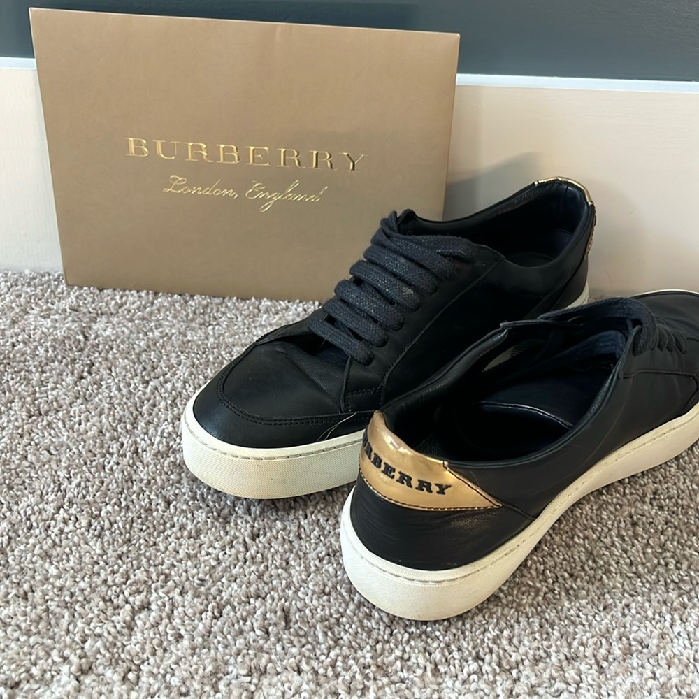 Burberry black sneakers